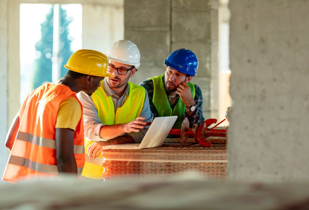 worker wellbeing site visits in construction