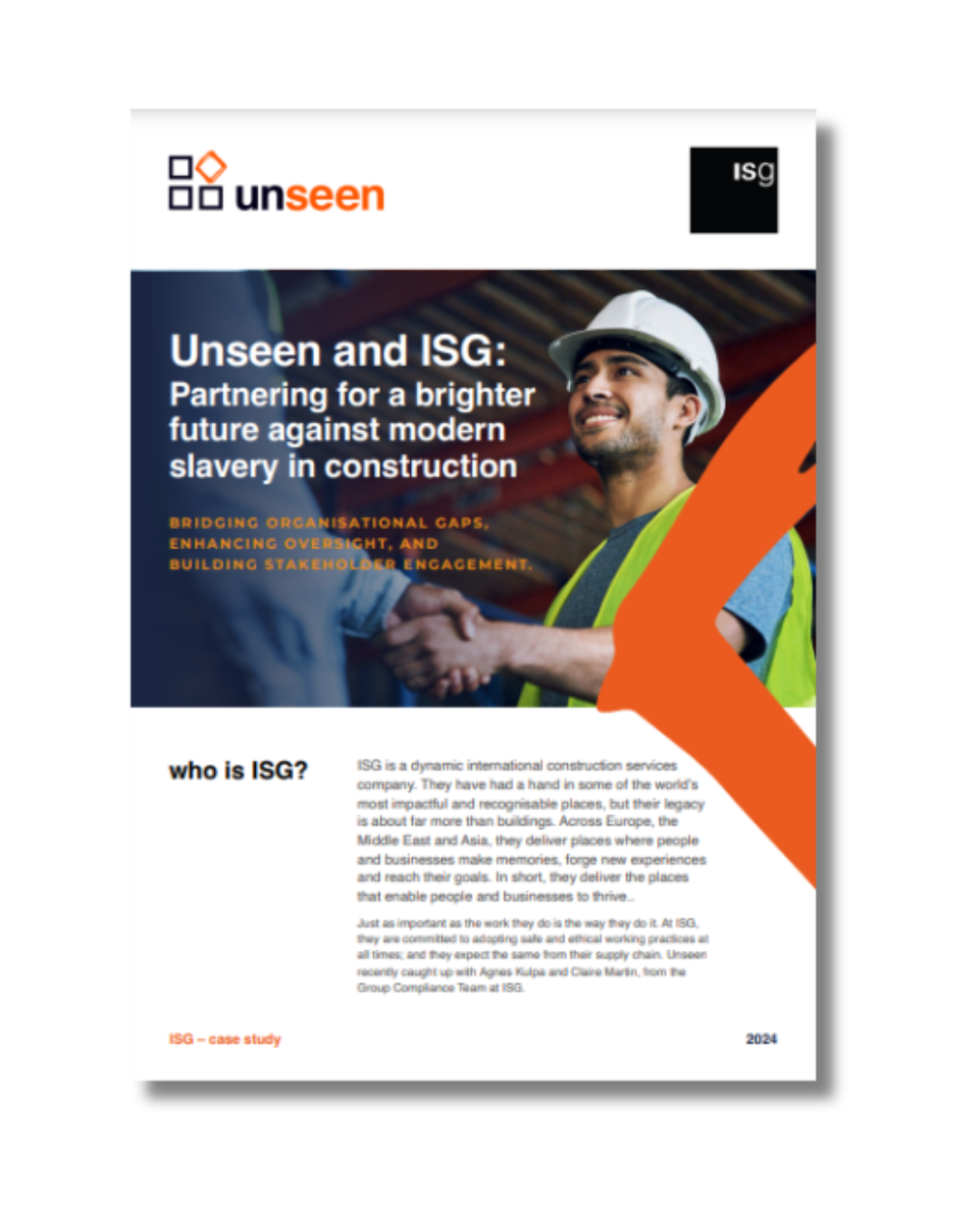 Unseen and ISG case study showing success story of Unseen's Business Hub
